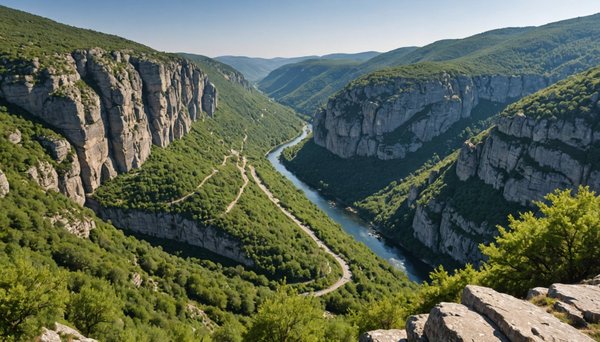 Découvrez la beauté des paysages sur la via ardeche